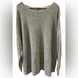 Westbound Woman Casual Heather Grey Sweater Size 3X